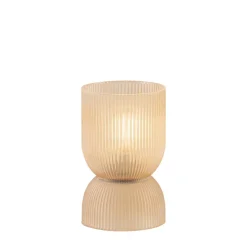 Clearance Straluma Kleine Phoebe tafellamp peach op batterijen Light and Living