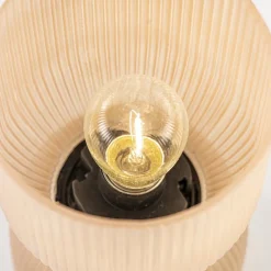 Clearance Straluma Kleine Phoebe tafellamp peach op batterijen Light and Living