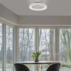 Outlet Straluma Kleine plafondventilator wit inclusief LED
