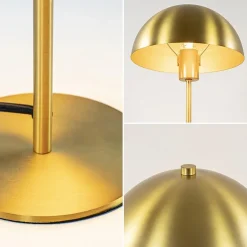 Cheap Straluma Kleine retro tafellamp Merel antiek brass