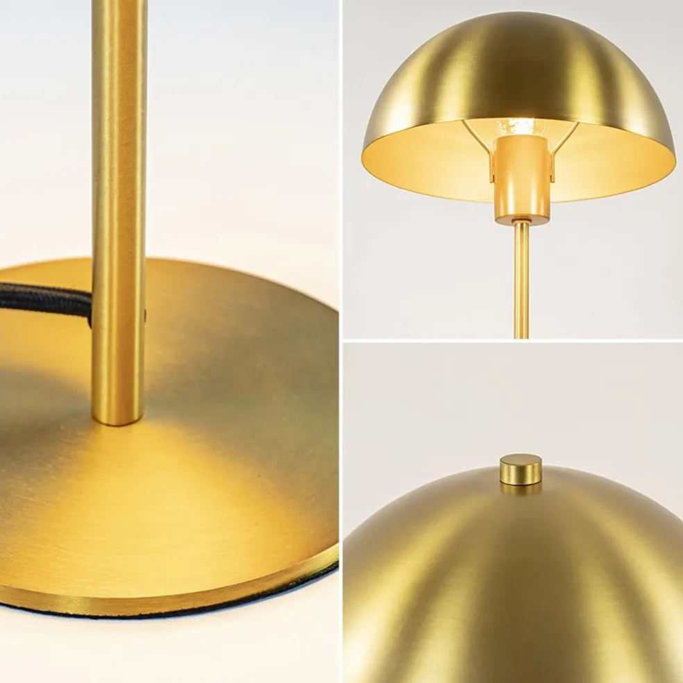 Cheap Straluma Kleine retro tafellamp Merel antiek brass