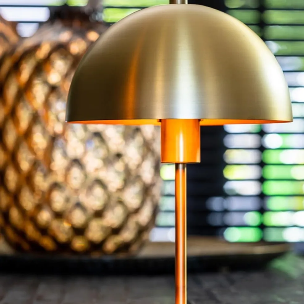 Cheap Straluma Kleine retro tafellamp Merel antiek brass