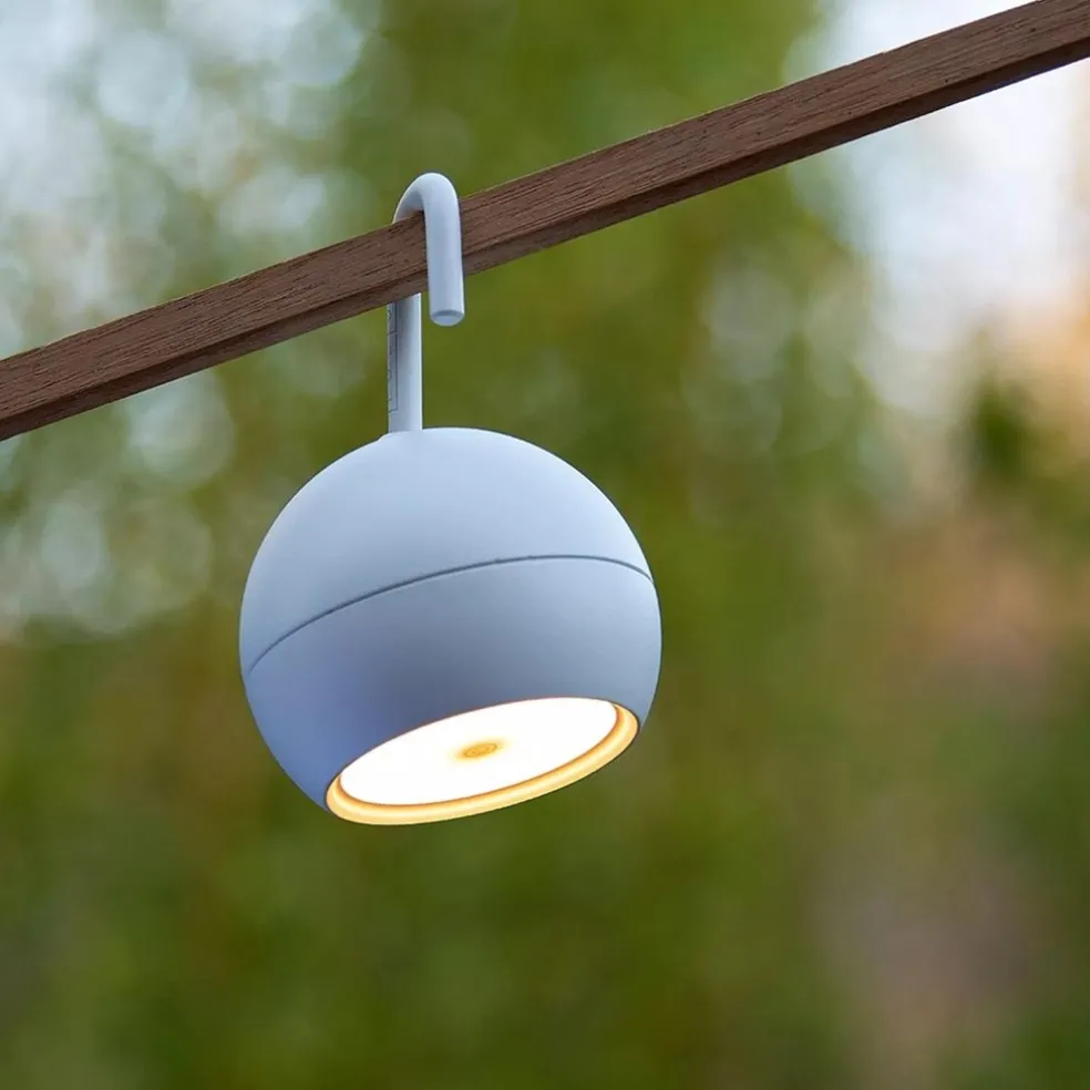 Flash Sale Straluma Kleine ronde buitenlamp met USB wit
