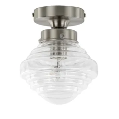 Online Straluma Kleine stalen plafondlamp glas helder