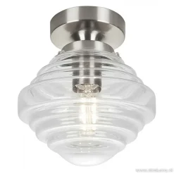 Online Straluma Kleine stalen plafondlamp glas helder