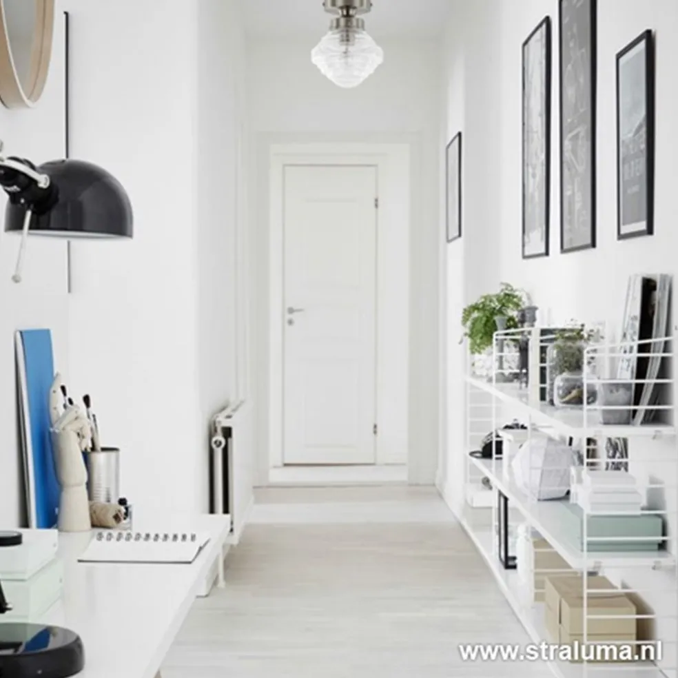 Online Straluma Kleine stalen plafondlamp glas helder