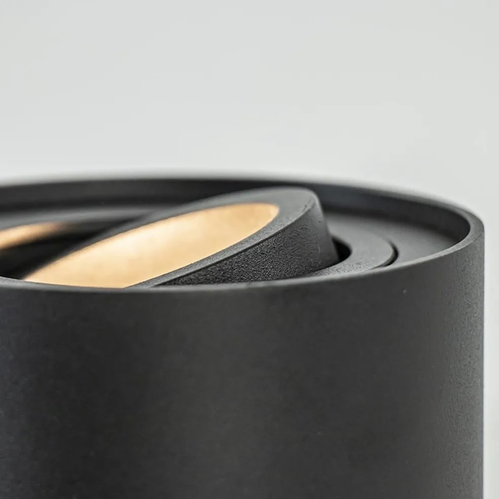 Discount Straluma Kleine tafellamp spot mat zwart metaal