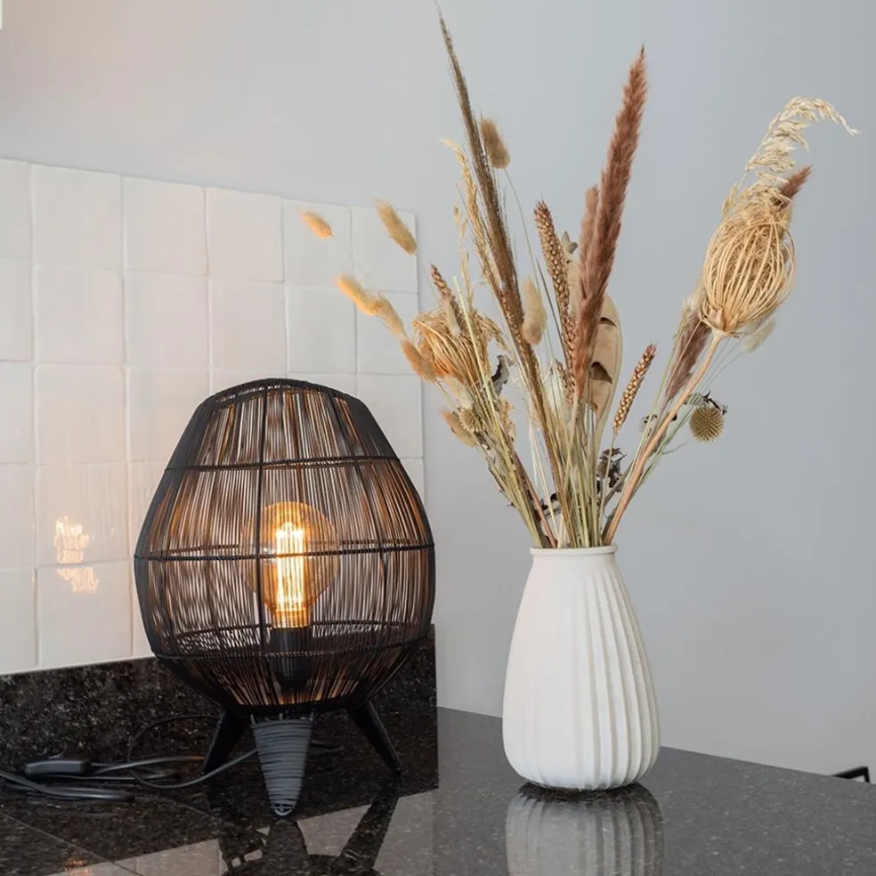 Store Straluma Kleine tafellamp Yumi mat zwart