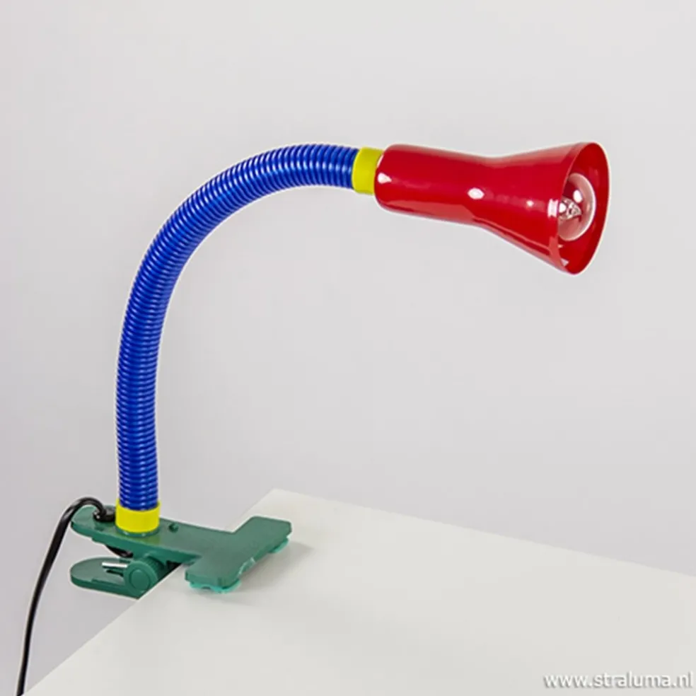 Best Sale Straluma Klemlamp kinderkamer rood/blauw/groen