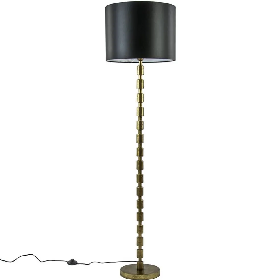 Flash Sale Straluma Lampenkap cilinder zwart met witte binnenzijde