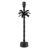 New Straluma L&L lampvoet Armata mat zwarte palmboom