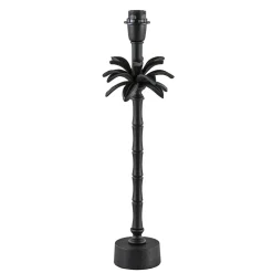 New Straluma L&L lampvoet Armata mat zwarte palmboom