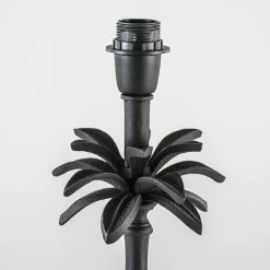 New Straluma L&L lampvoet Armata mat zwarte palmboom