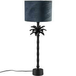 New Straluma L&L lampvoet Armata mat zwarte palmboom