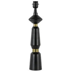 Cheap Straluma Lampvoet Ilvar mat zwart + antiek brons