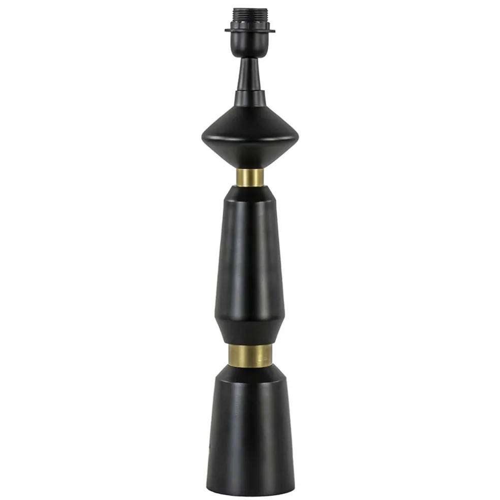 Cheap Straluma Lampvoet Ilvar mat zwart + antiek brons