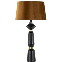 Cheap Straluma Lampvoet Ilvar mat zwart + antiek brons
