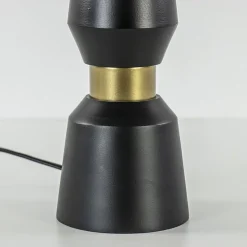 Fashion Straluma Lampvoet Ilvar zwart/mat goud z/kap