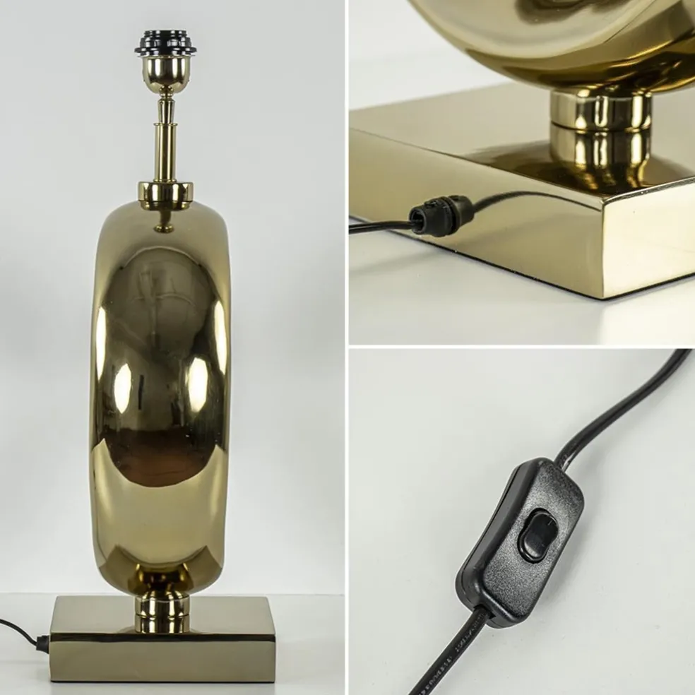Sale Straluma Lampvoet light gold glossy metaal