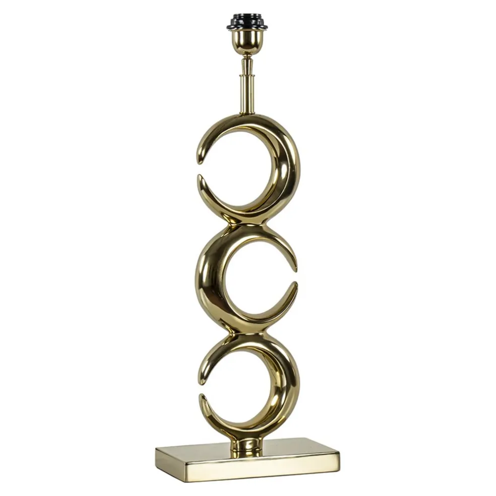 Discount Straluma Lampvoet Maan light gold glossy metaal