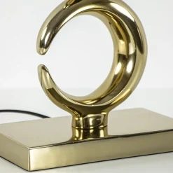 Discount Straluma Lampvoet Maan light gold glossy metaal