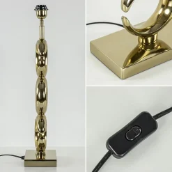 Discount Straluma Lampvoet Maan light gold glossy metaal