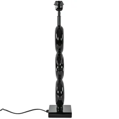 Shop Straluma Lampvoet Maan shiny zwart exclusief kap