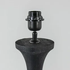 Cheap Straluma Lampvoet Nicolo zwart hout exclusief kap