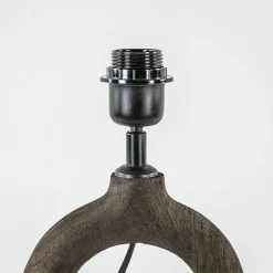 Hot Straluma Lampvoet Sabuli hout donker bruin excl. kap