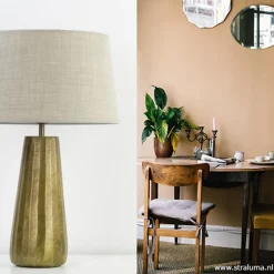 Discount Straluma Lampvoet Saley Ruw Antiek Brons