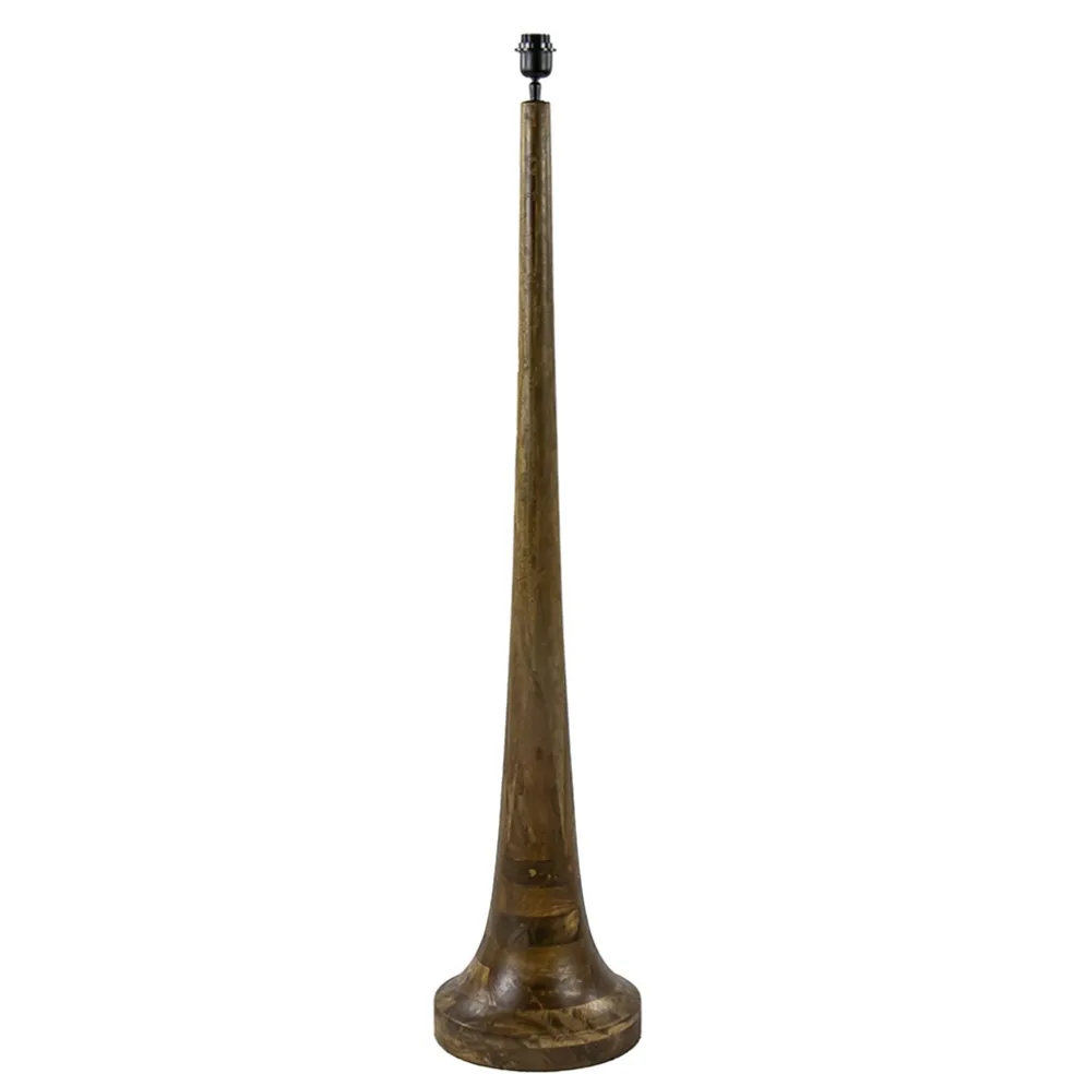 Online Straluma Lampvoet/vloerlamp Jovany wood oil brown