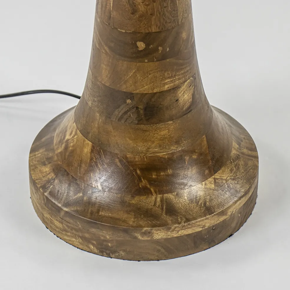 Online Straluma Lampvoet/vloerlamp Jovany wood oil brown