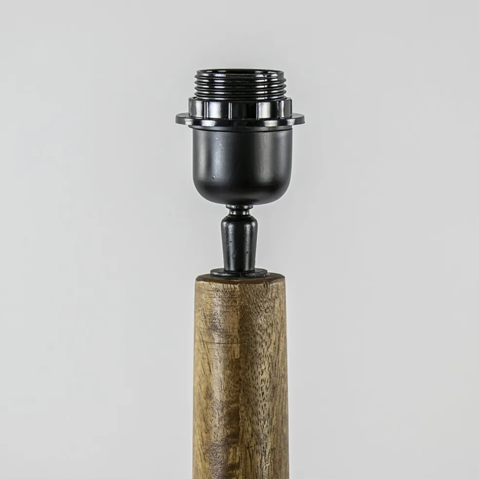 Online Straluma Lampvoet/vloerlamp Jovany wood oil brown