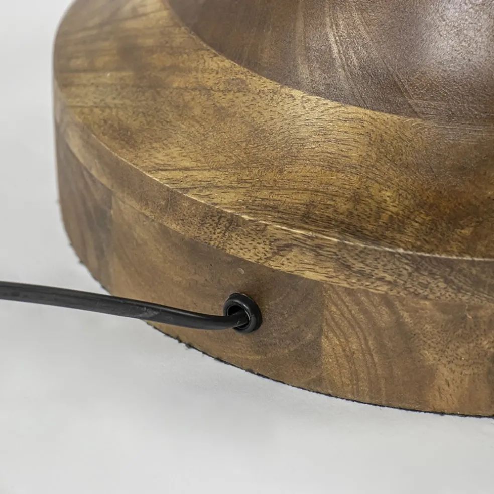 Online Straluma Lampvoet/vloerlamp Jovany wood oil brown