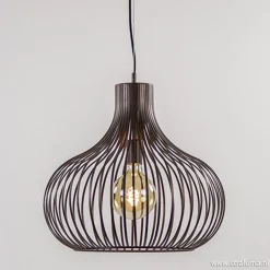 Best Sale Straluma Landelijke draadlamp-hanglamp bruin 48cm