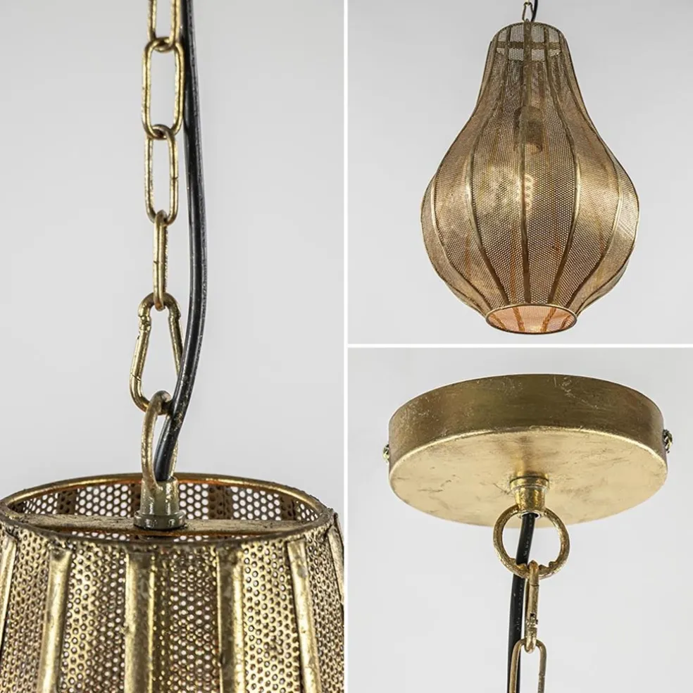 Best Straluma Landelijke druppel hanglamp goud Oosters