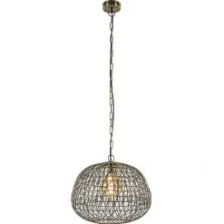 Discount Straluma Landelijke hanglamp Alwina antiek brons L&L