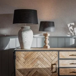 New Straluma Landelijke stenen lampvoet Vulsini 50 cm
