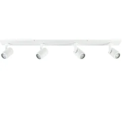 Sale Straluma Langwerpige 4-lichts opbouwspot mat wit GU10