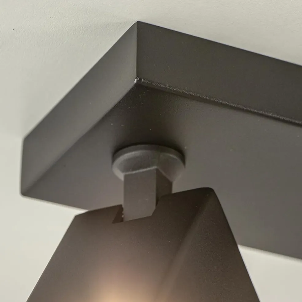 Clearance Straluma Langwerpige opbouwspot 3-lichts balk zwart