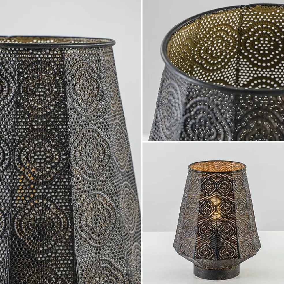 Clearance Straluma Lantaarn tafellamp donker bruin oriental