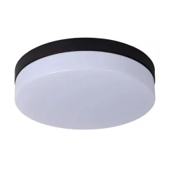 Fashion Straluma LED badkamerplafondlamp zwart met bewegingssensor