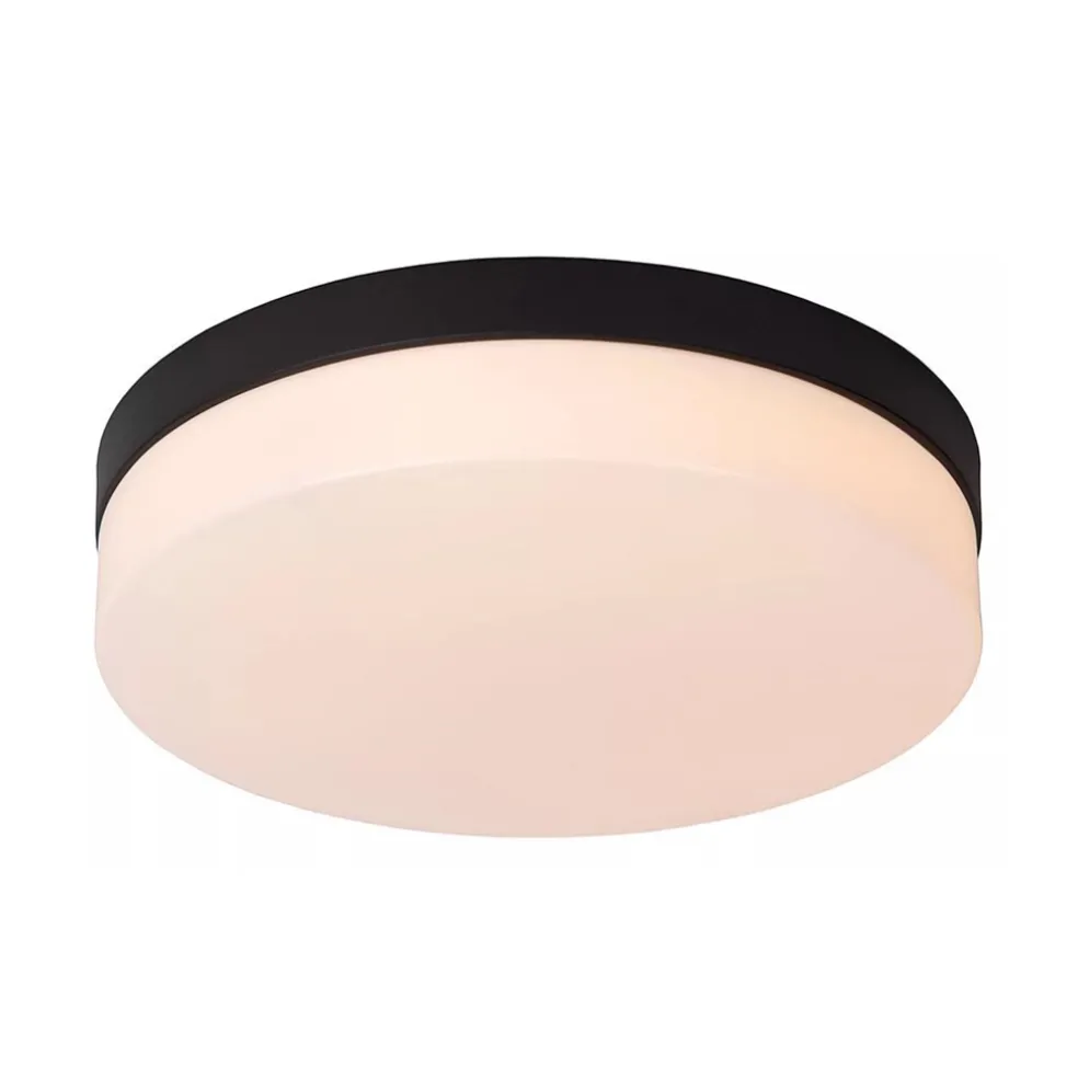 Fashion Straluma LED badkamerplafondlamp zwart met bewegingssensor