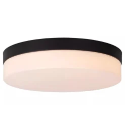 Fashion Straluma LED badkamerplafondlamp zwart met bewegingssensor