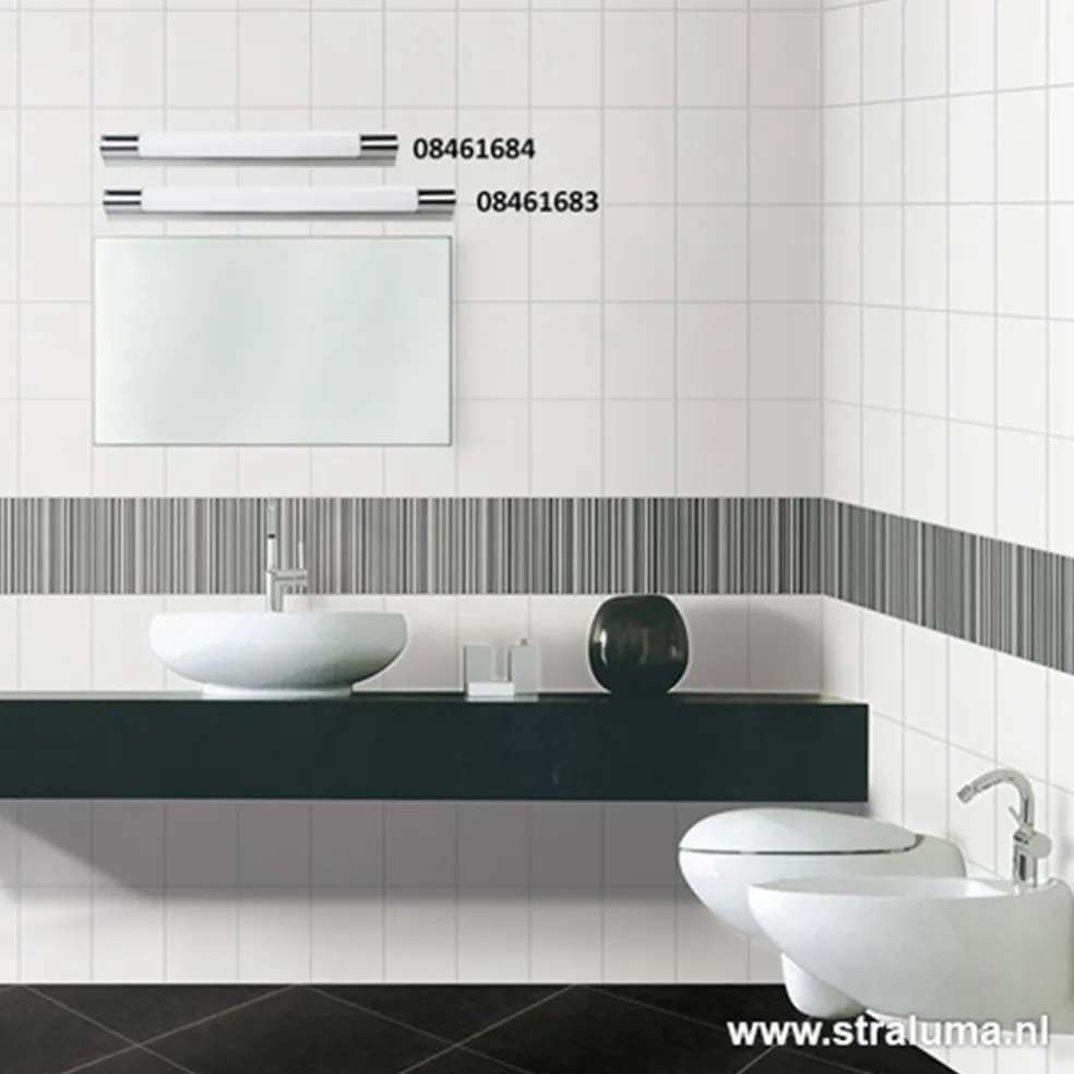 Clearance Straluma LED badkamer-wandlamp met stopcontact