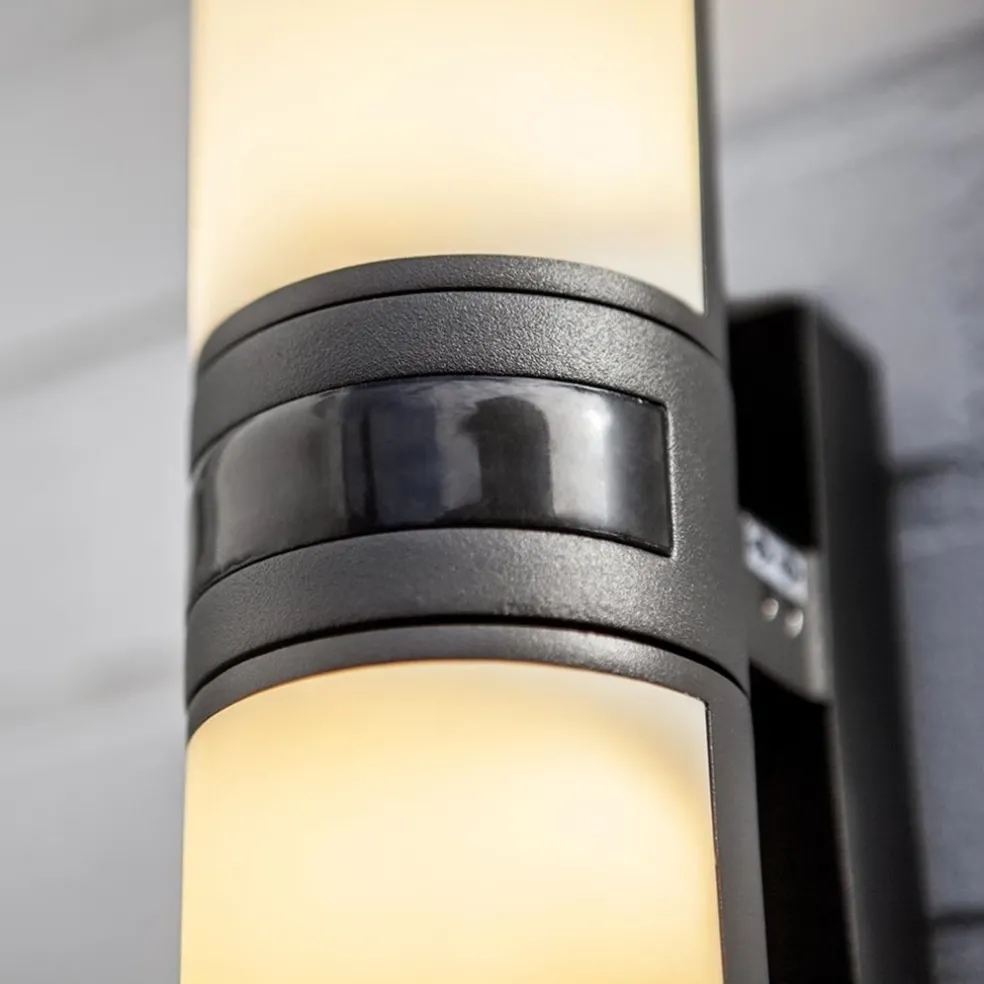 Clearance Straluma LED buitenlamp cilinder draaibaar inclusief bewegingssensor