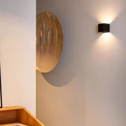 Cheap Straluma LED buitenlamp oplaadbaar zwart vierkant