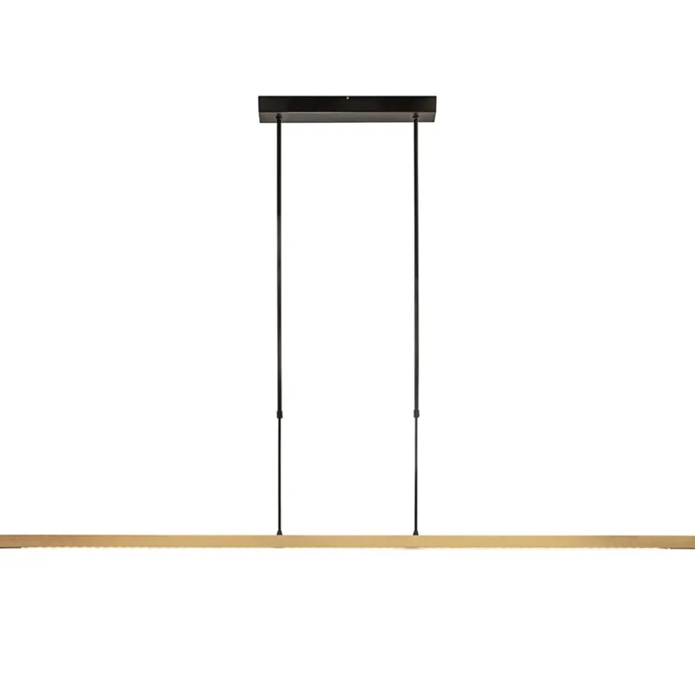 Flash Sale Straluma LED hanglamp aluminium mat zwart met mat goud dimbaar