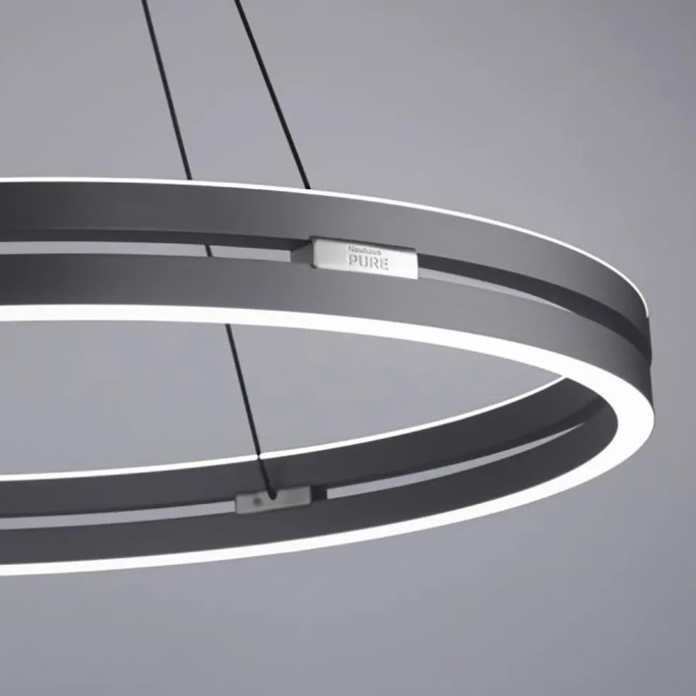 Online Straluma LED hanglamp grijs met E-Lift functie