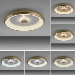 Best Sale Straluma LED plafondlamp goud met kristaleffect